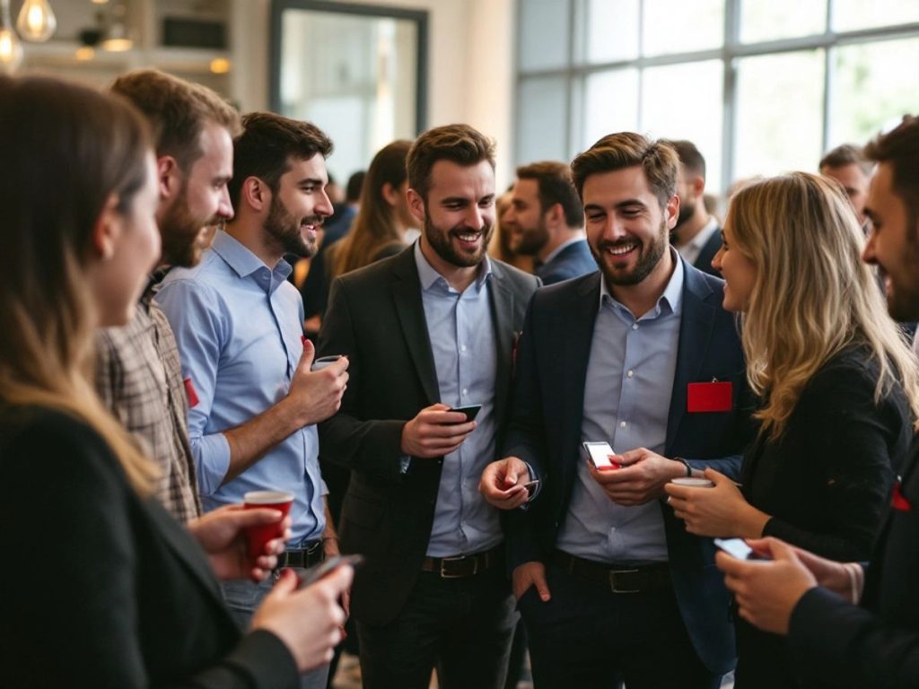 Eveniment de networking cu profesioniști români diversificați.