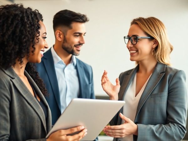 Imagine profesională cu oameni conectându-se pentru rețea eficientă.